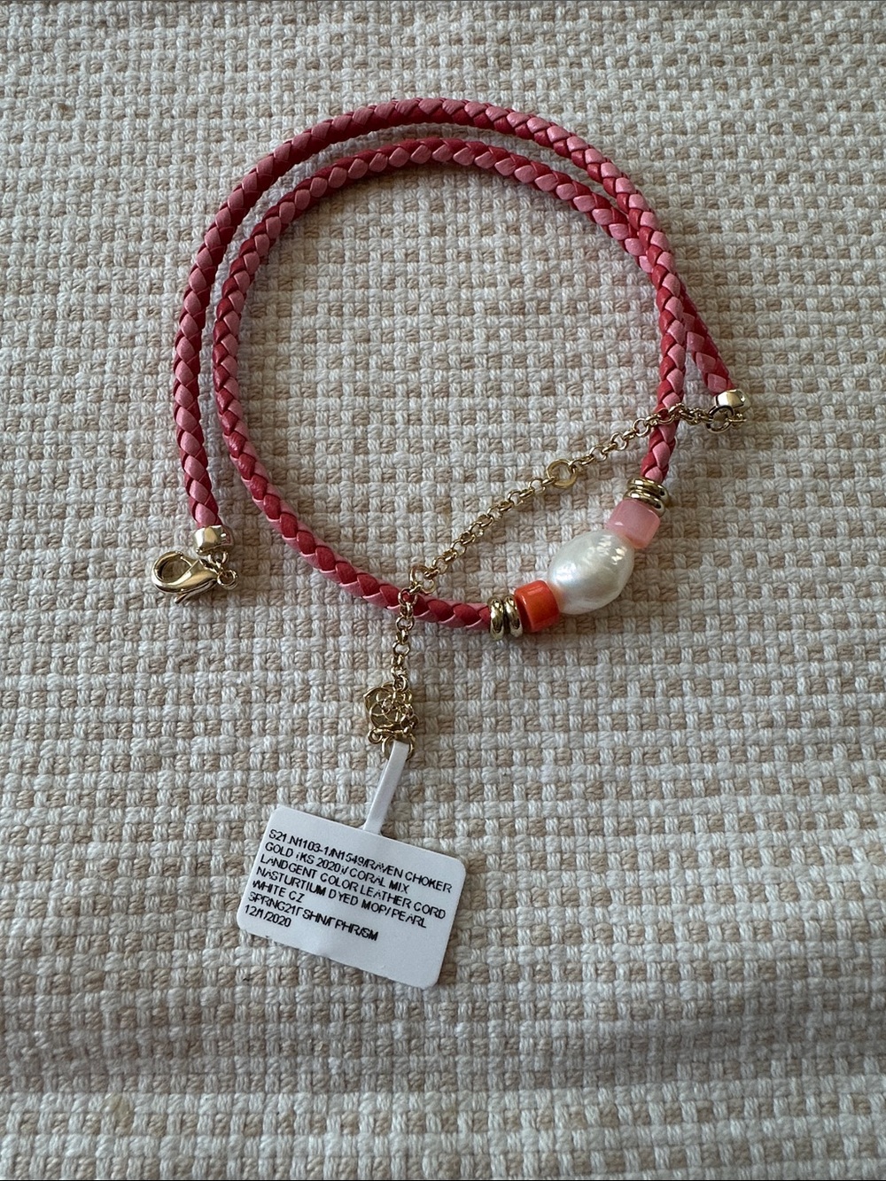Kendra Scott Cooper Braided Leather Choker